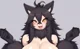 a female wolf girl
