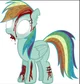 Zombie Rainbow dash