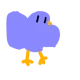 Purp the purple bird