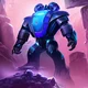 Sapphire golem