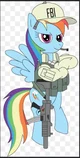 FBI Rainbow Dash