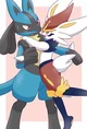 Cinderace an Lucario