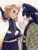 Giyuu and Rengoku