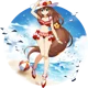 Swimsuit iris
