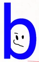 the letter b