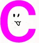 the letter  c