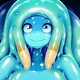 Slime girl wrestler