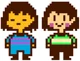 Frisk and chara