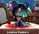 Licorice cookie 