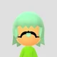Tealish green mii