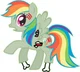 Zombie Rainbow Dash