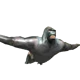 Flying gorilla 