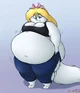 fat furry in a movie