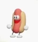 Dancing hotdog