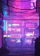 Dystopian Neon world