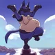 Gassy lucario