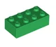 Green lego brick
