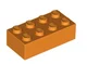 Orange lego brick