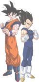 Goku and Vegeta