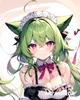 Caring catgirl maid