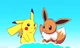 Pikachu and Eevee