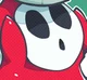 Shy guy