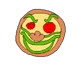 Pizza face