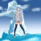 Anime girls in ice