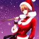 tsundere santa girl
