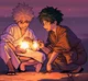 Bakugo and Midoriya 