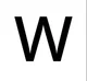 Letter W