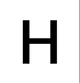 Letter H