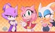 Rouge Amy and Blaze