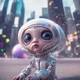Adorable alien