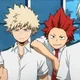 Kirishima and Bakugo