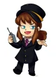 hat girl conducter