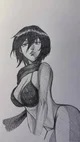 Oiled up Mikasa 
