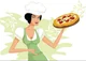 Pizza woman