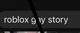 Roblox gay story