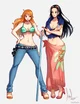 Nami y Robin