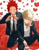 Kirishima and Bakugo
