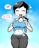 sweaty wii fit 