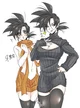 Fem goku b And goku