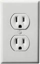 A wall outlet