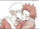 Kirishima and Bakugo