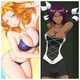 Yoruichi and Rangiku