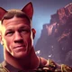 Kitty cat John Cena