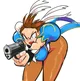Chun li with a gun
