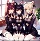 Your three Catgirls