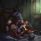 Locked up werewolf